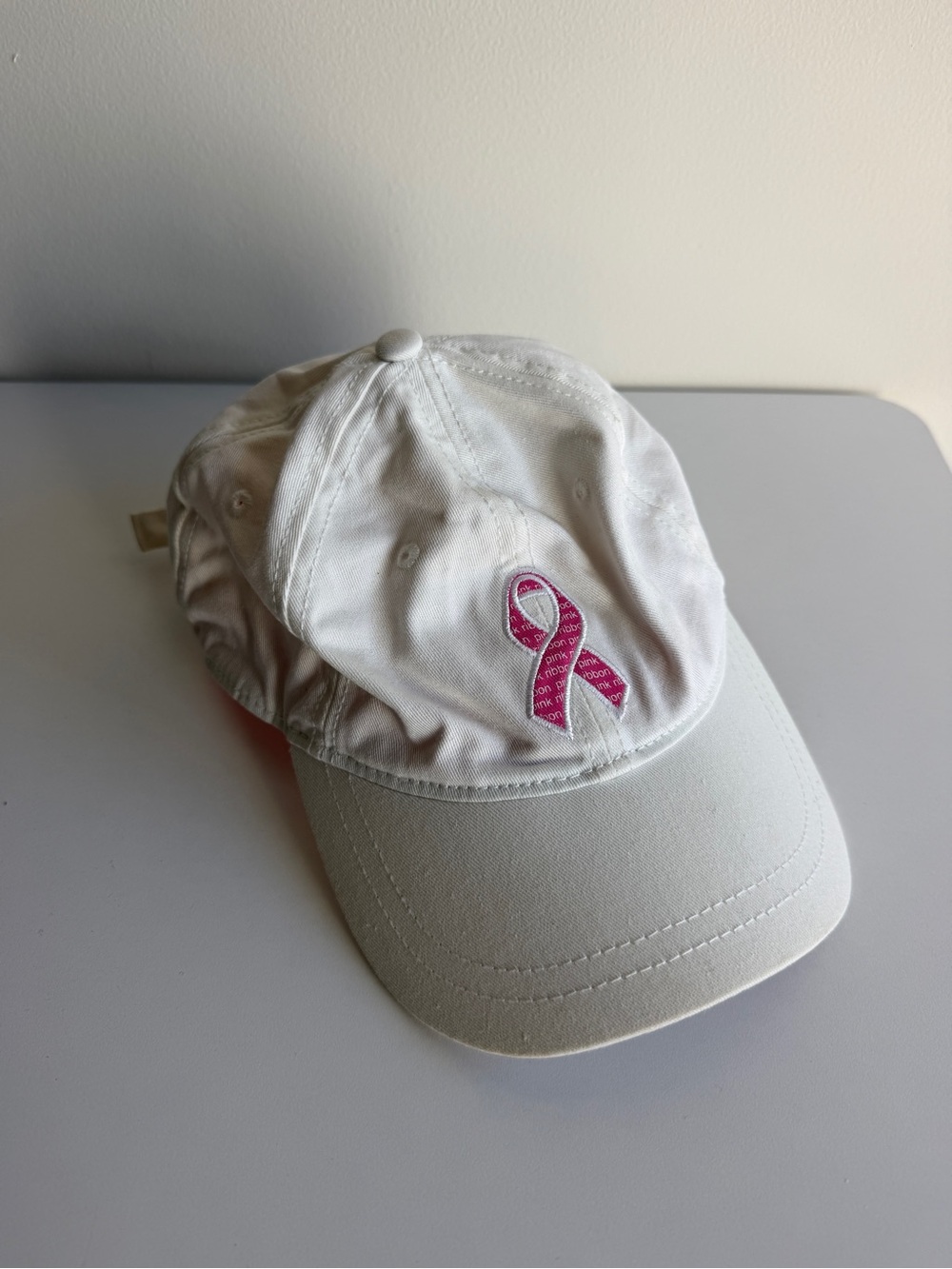 Pink Ribbon Baseball Cap - Picture 2 of 4